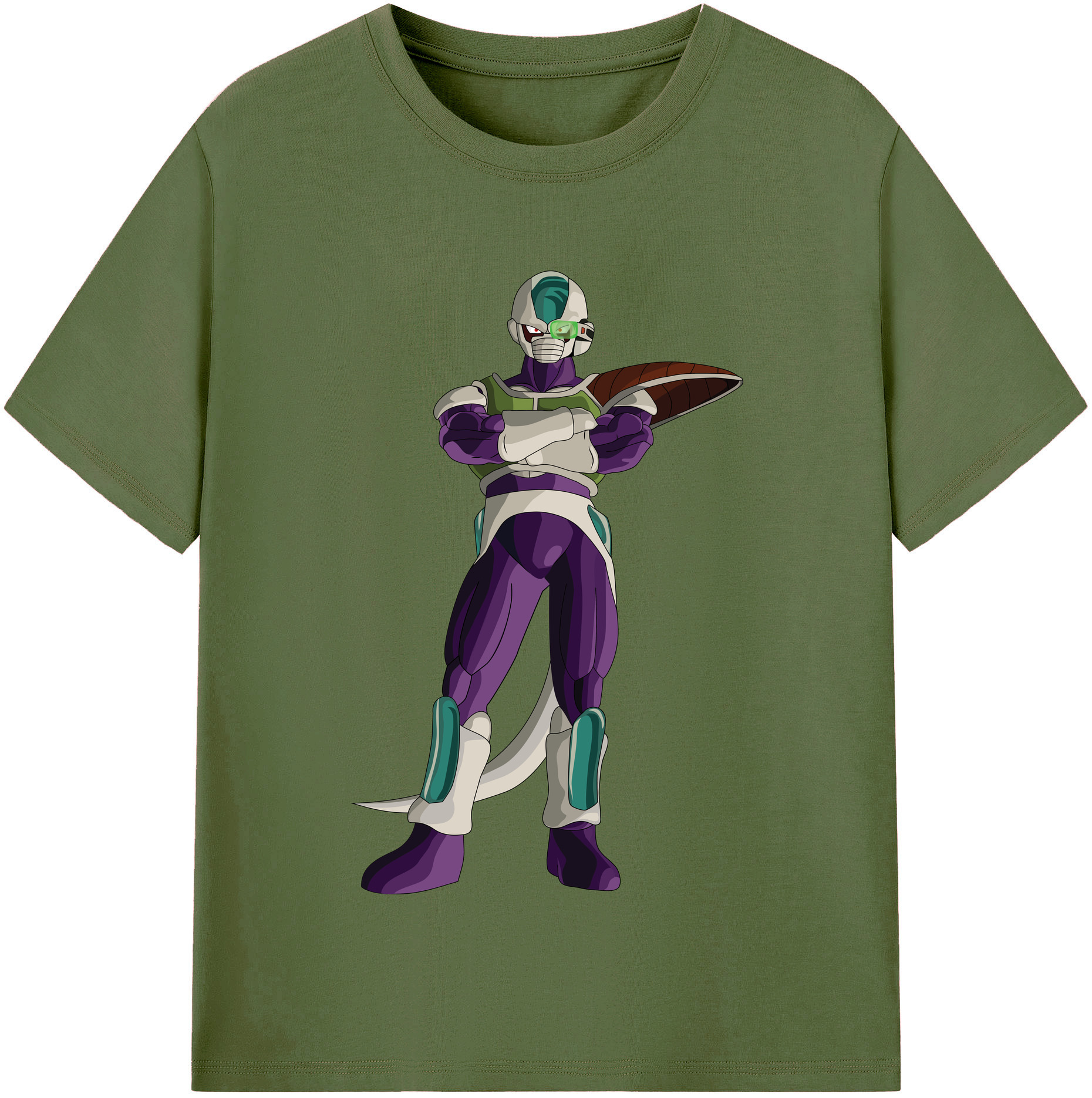 （画像用） ドラゴンボール フリーザ DRAGON BALL Frieza 綿100％半袖Tシャツ（フロントプリント）